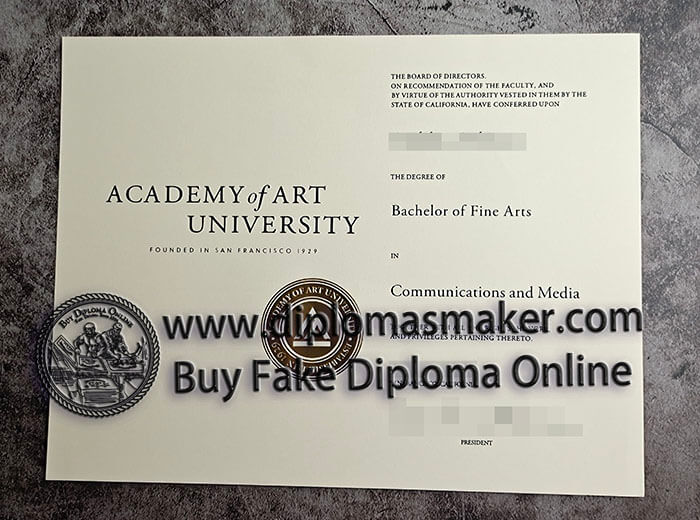 purchase fake Academy of Art University diploma