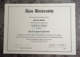 purchase fake Ajou University degree