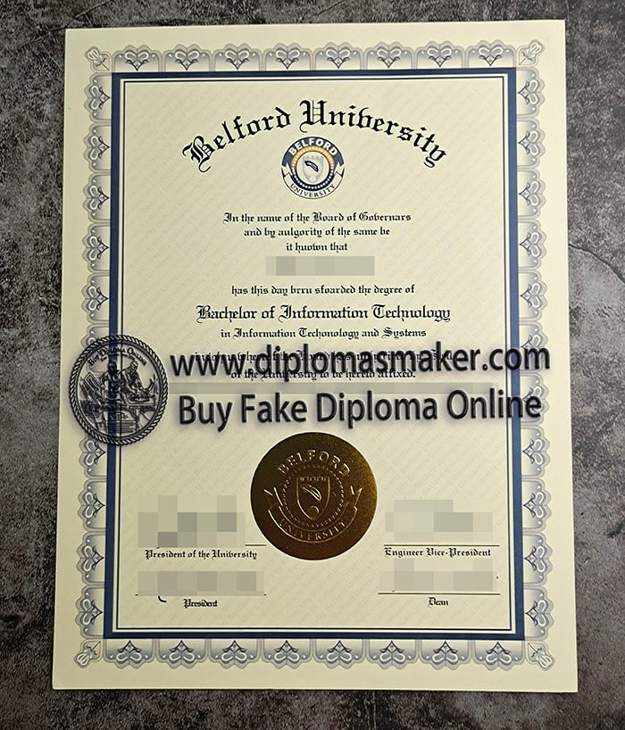 purchase fake Belford University diploma