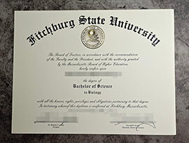 purchase fake Fitchburg State University degree