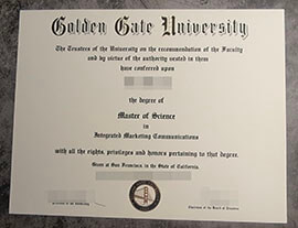 purchase fake Golden Gate University degree