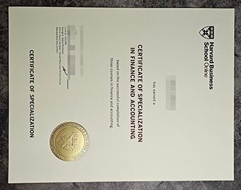 purchase fake Harvard Business School certificate