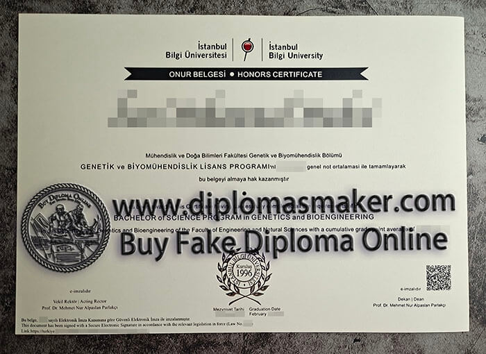 purchase fake Istanbul Bilgi university diploma