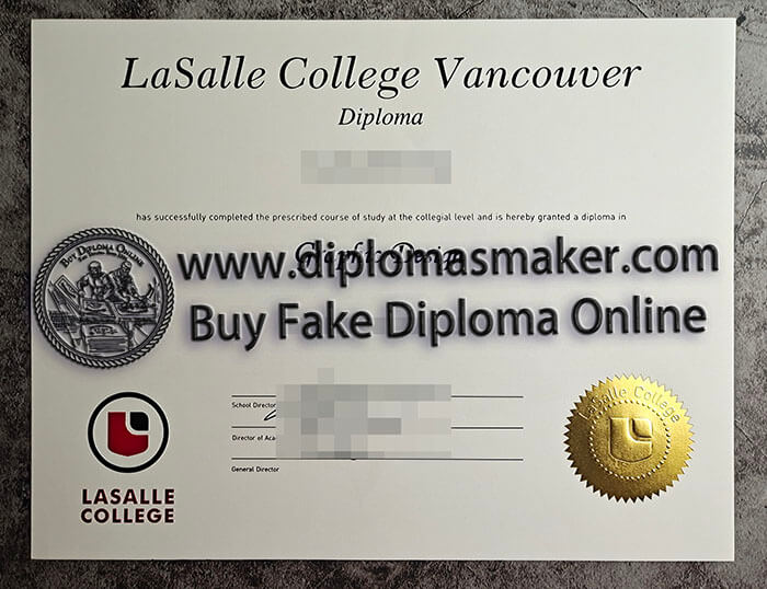 purchase fake Lasalle college Vancouver degree