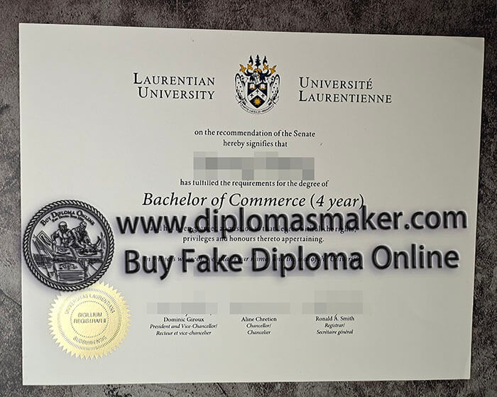 purchase fake Laurentian University diploma