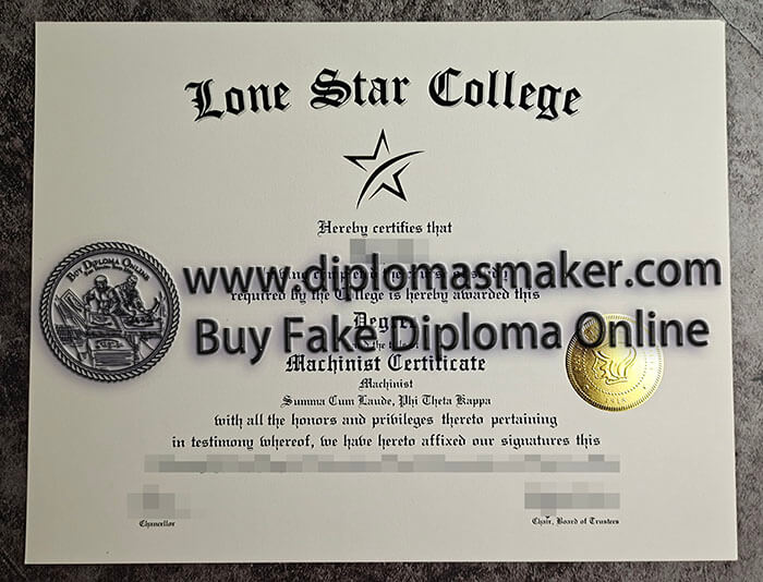 purchase fake Lone star college diploma