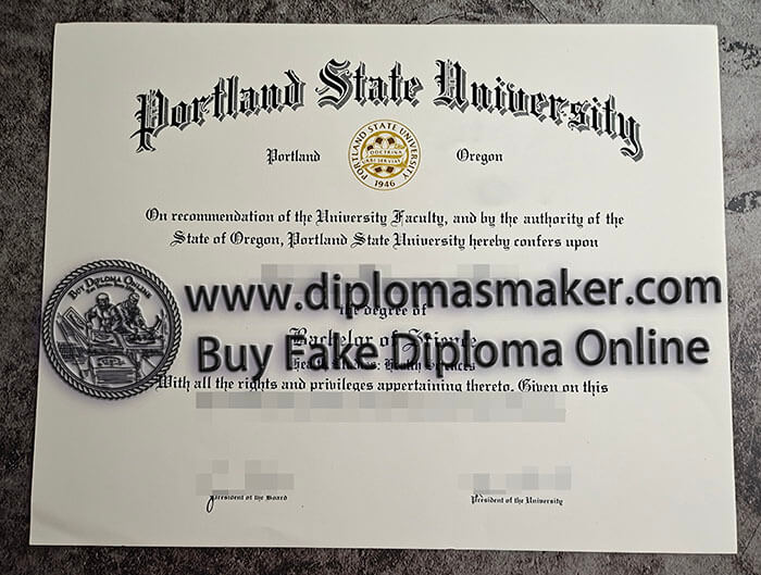 purchase fake Portland state university degree