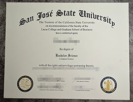purchase fake San jose state university degree