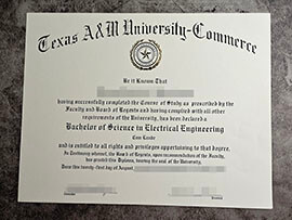 purchase fake Texas A&M University Commerce degree