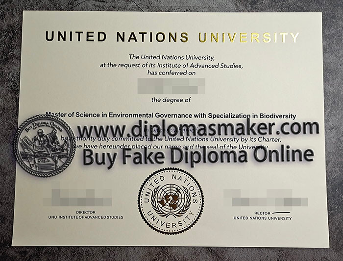 purchase fake United Nations University diploma