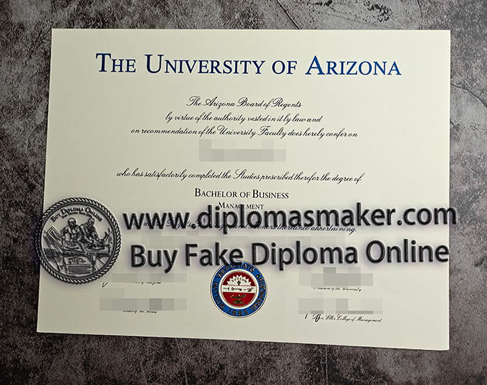 purchase fake University of Arizona diploma