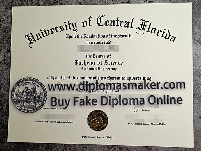 purchase fake University of Central Florida diploma