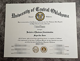purchase fake University of Central Oklahoma degree
