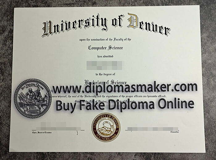 purchase fake University of Denver diploma