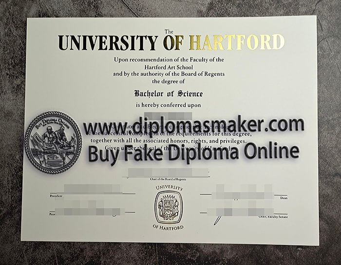 purchase fake University of Hartford diploma