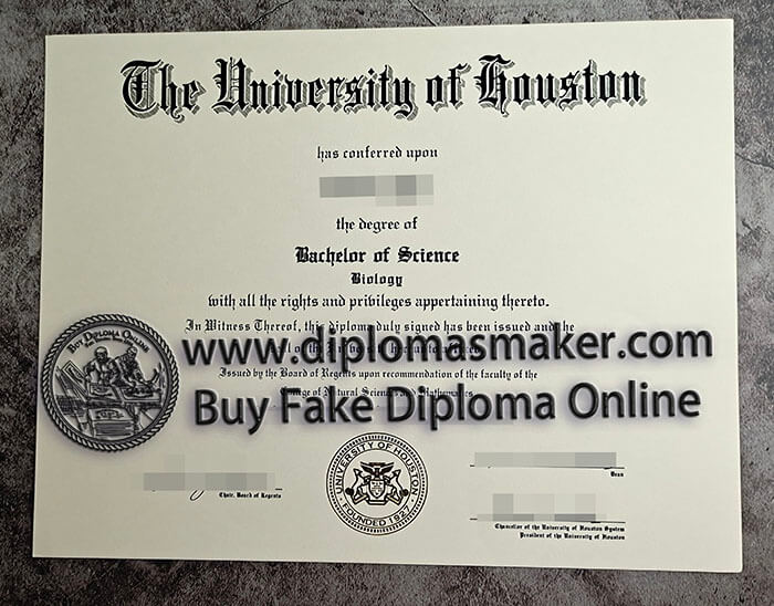 purchase fake University of Houston diploma