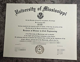 purchase fake University of Mississippi degree