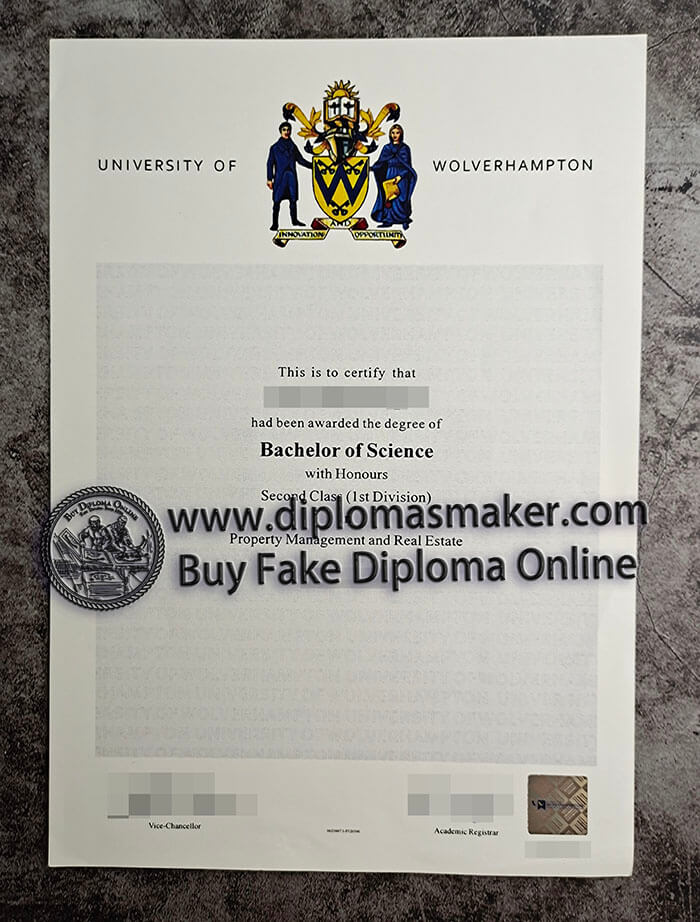 purchase fake University of Wolverhampton diploma