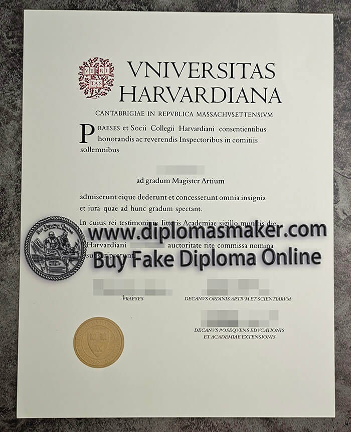 purchase fake Vniversitas Harvardiana diploma