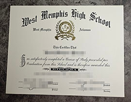 purchase fake West memphis high School diploma diploma