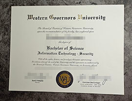 purchase fake Western Governors University degree