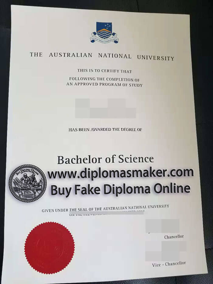 purchase fake Australian National University diploma