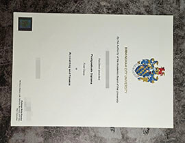 purchase fake Birmingham City University diploma