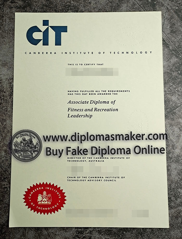 purchase fake Canberra Institute of Technology degree