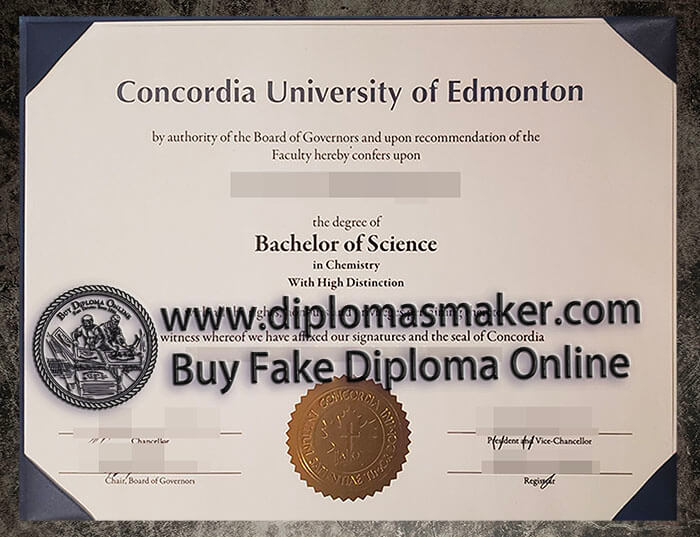 purchase fake Concordia University of Edmonton diploma