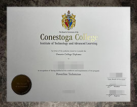 purchase fake Conestoga College diploma