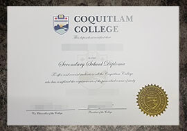 purchase fake Coquitlam College diploma