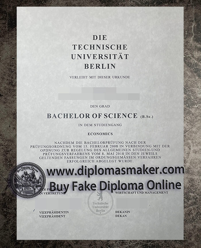 purchase fake Die Technische Universität Berlin diploma