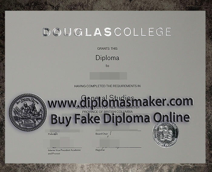 purchase fake Douglas College degree