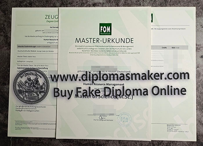 purchase fake FOM Hochschule diploma