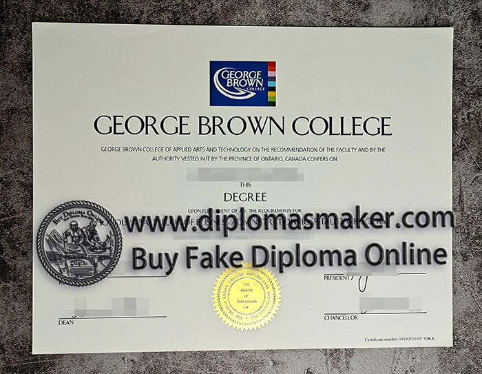 purchase fake George Brown College diploma