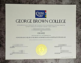 purchase fake George Brown College degree