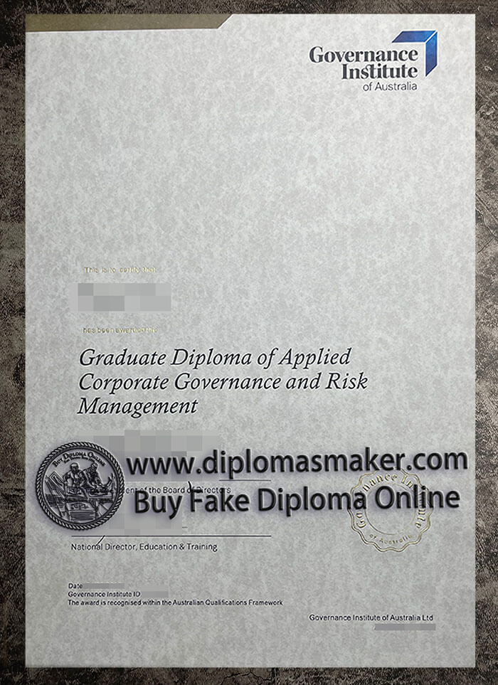 purchase fake Governance Institute of Australia degree