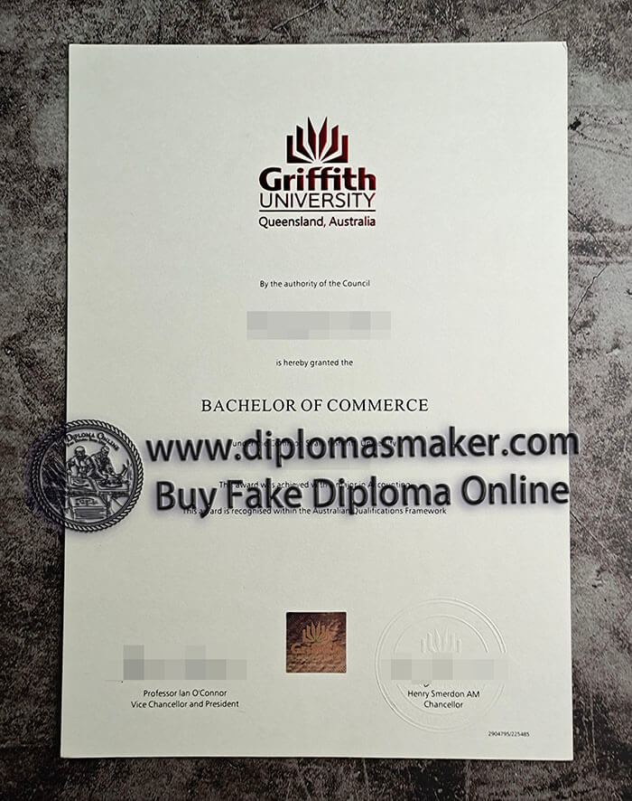 purchase fake Griffith University diploma
