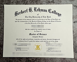purchase fake Herbert H, Lehman College degree