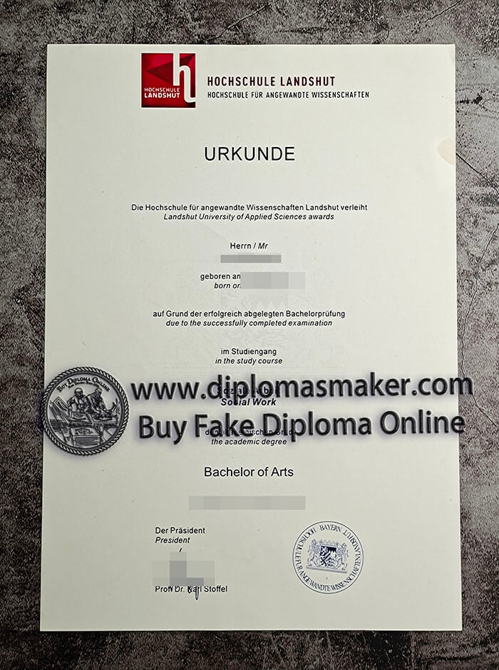 purchase fake Hochschule Landshut diploma