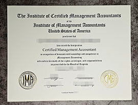 purchase fake Institute of Certified Management Accountants certificate