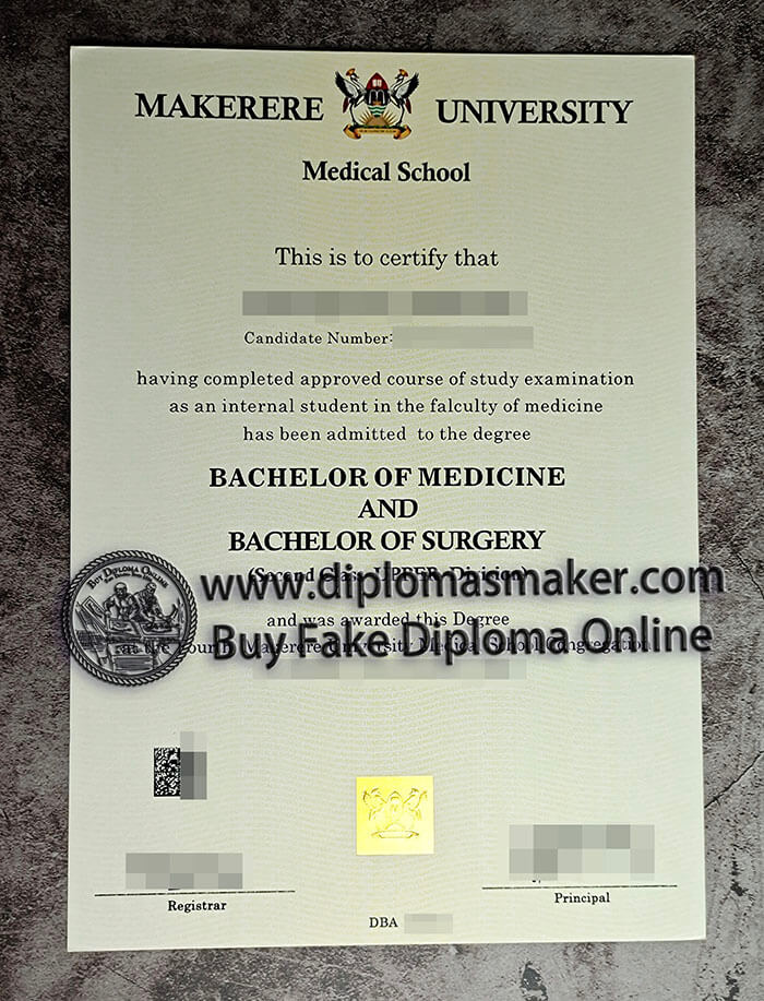 purchase fake Makerere University diploma