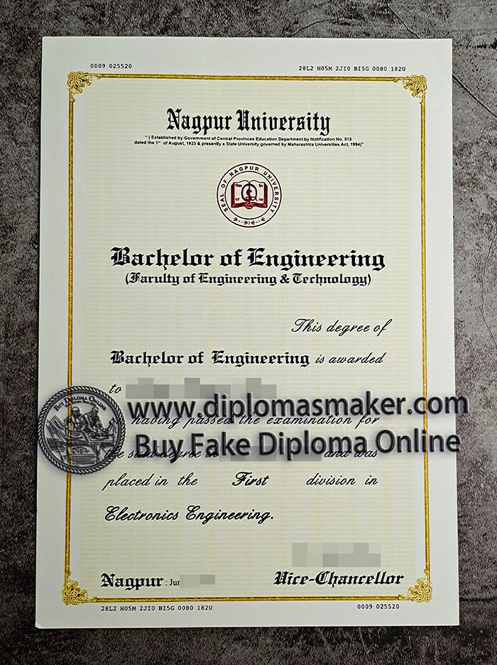 purchase fake Nagpur University diploma