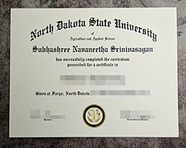 purchase fake North Dakota State University certificate