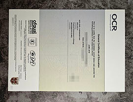 purchase fake OCR General Certificate of Education
