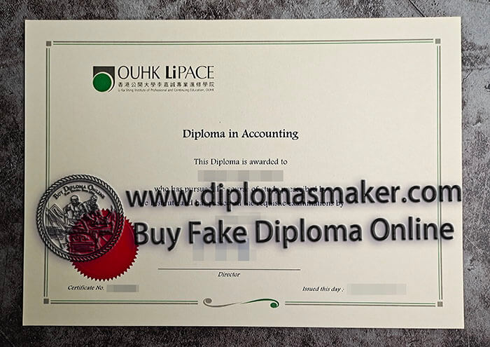 purchase fake OUHK LiPACE degree