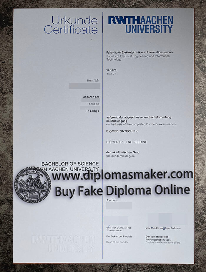 purchase fake RWTH Aachen University certificate