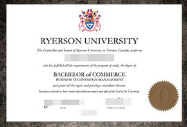 purchase fake Ryerson University degree