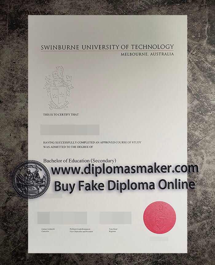 purchase fake Swinburne University of Technology diploma