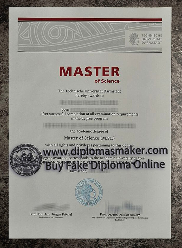 purchase fake Technische Universität Darmstadt diploma